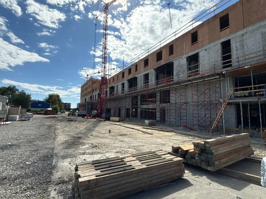 Construction progress at The Collaborative 1881